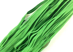 1/4" Flat Elastic - Green Grass