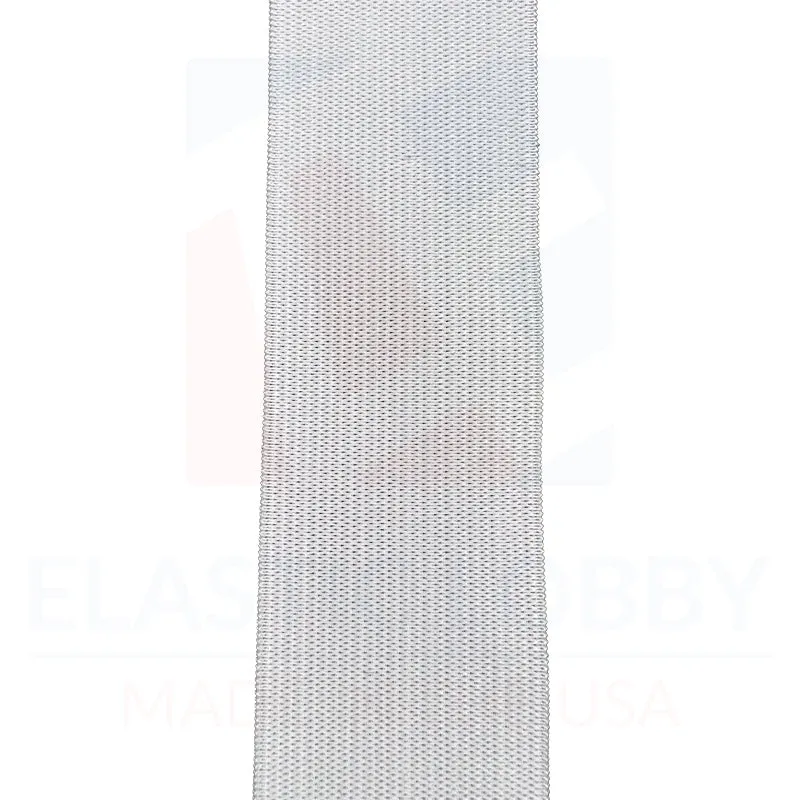 1.75" (44mm) White Knitted Elastic - US Made