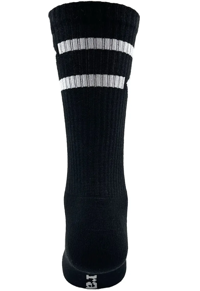 2 Pairs Mixed Toe Rags® Arrow Fashion Crew Sock