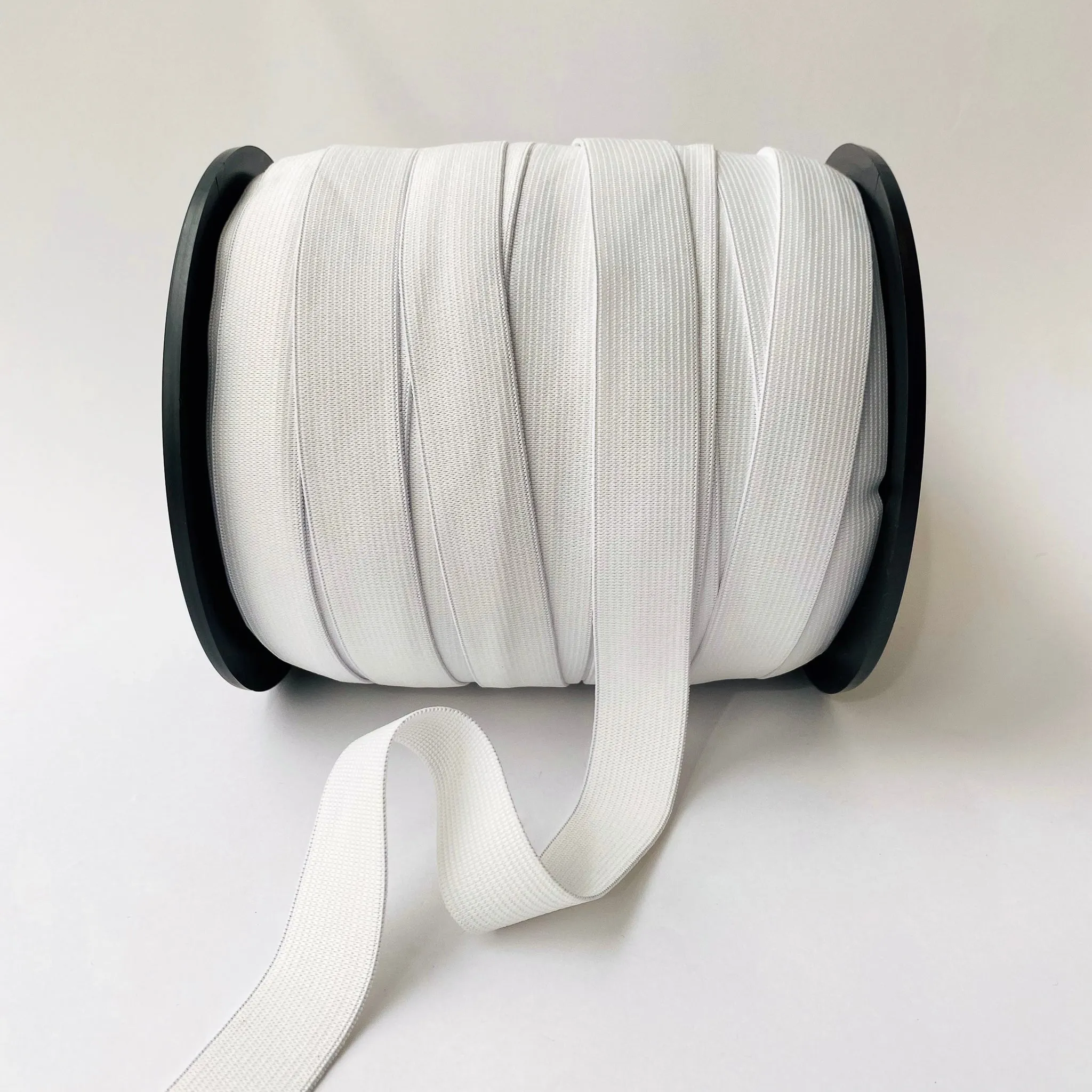 25mm White Recycled Eco GRS Elastic