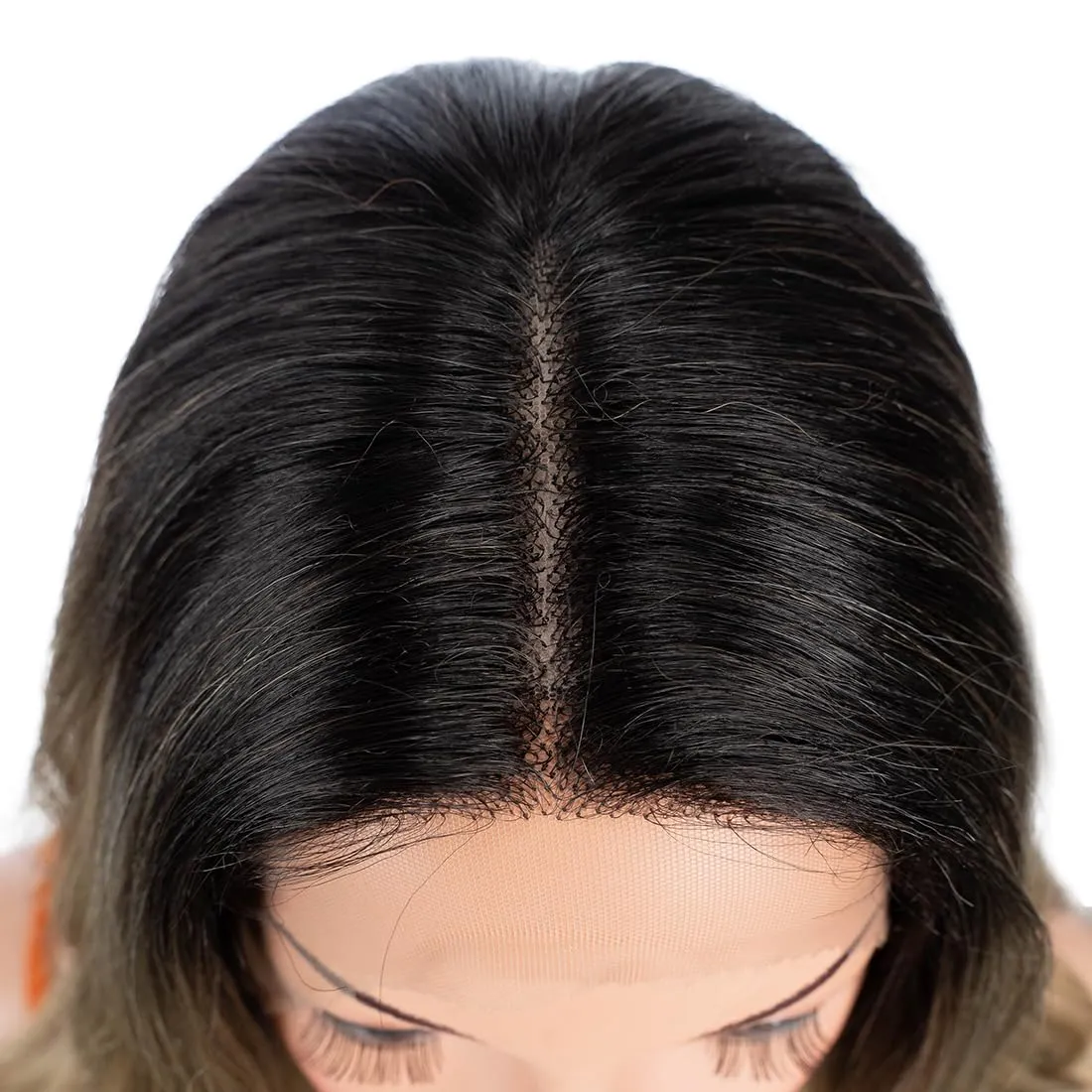 30 Inch Body Wave Wig Long Wig 13X4.5X1 Synthetic Lace Front Wig 180 Density black Flax brown Blonde Color Heat Resistant Fiber Hair Pre Plucked Wig SOP22613