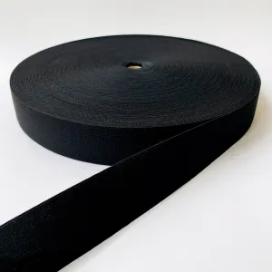 40mm Black ECO Recycled GRS Elastic