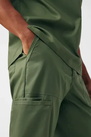 6-Pocket Elastic Waistband Cargo Pant