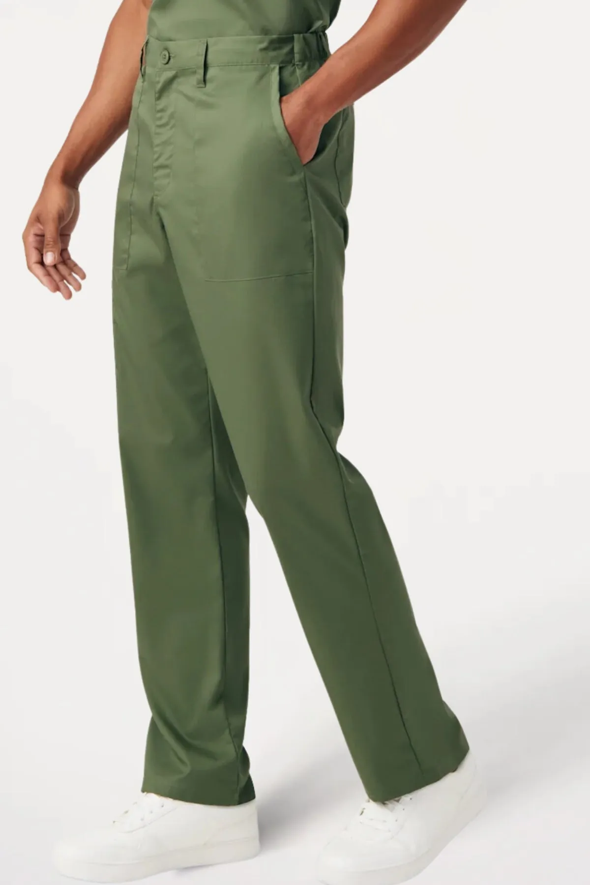 6-Pocket Elastic Waistband Cargo Pant