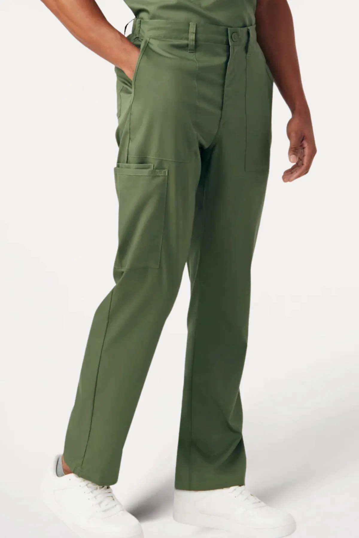 6-Pocket Elastic Waistband Cargo Pant
