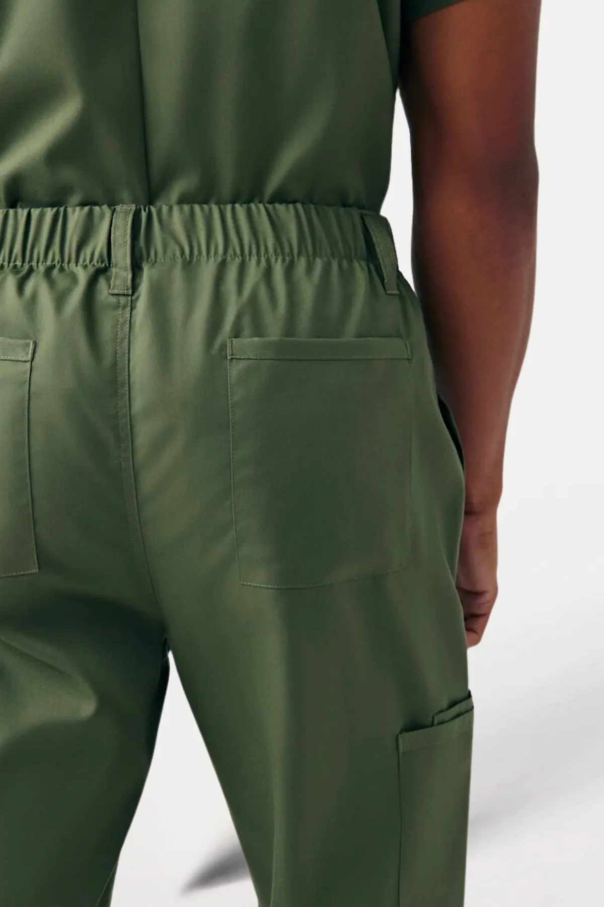 6-Pocket Elastic Waistband Cargo Pant