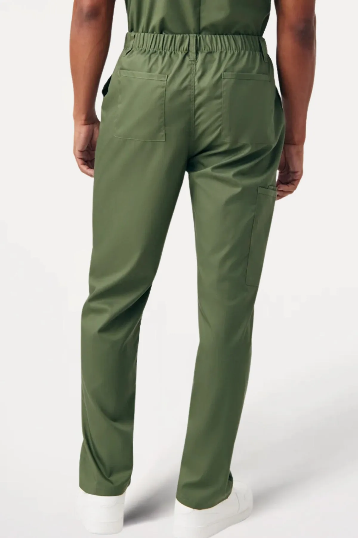 6-Pocket Elastic Waistband Cargo Pant