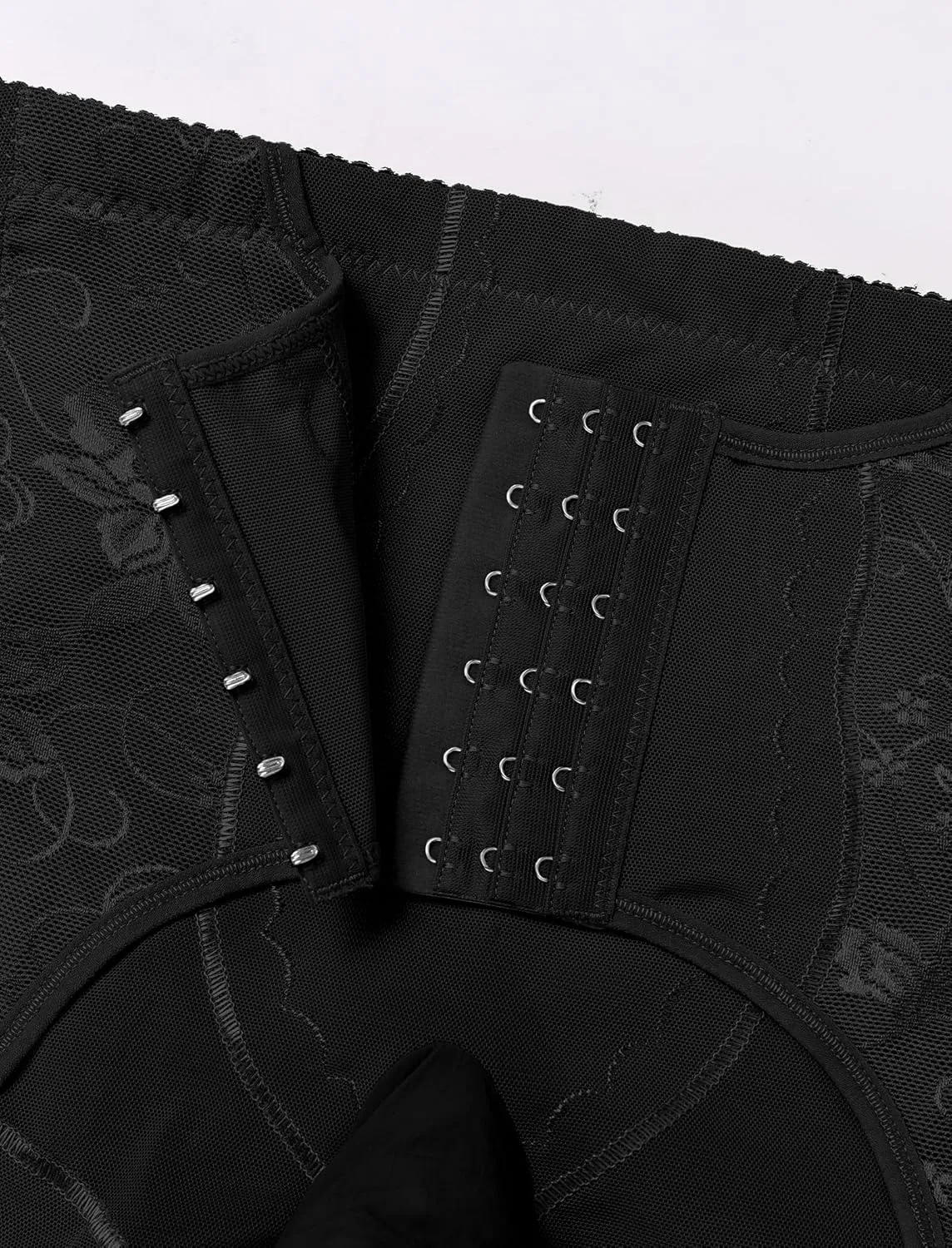 ABAFIP Men's Shapewear Lace Tummy Control Underwear High Waist Sissy Pouch Panties Girdle Waist Trainer