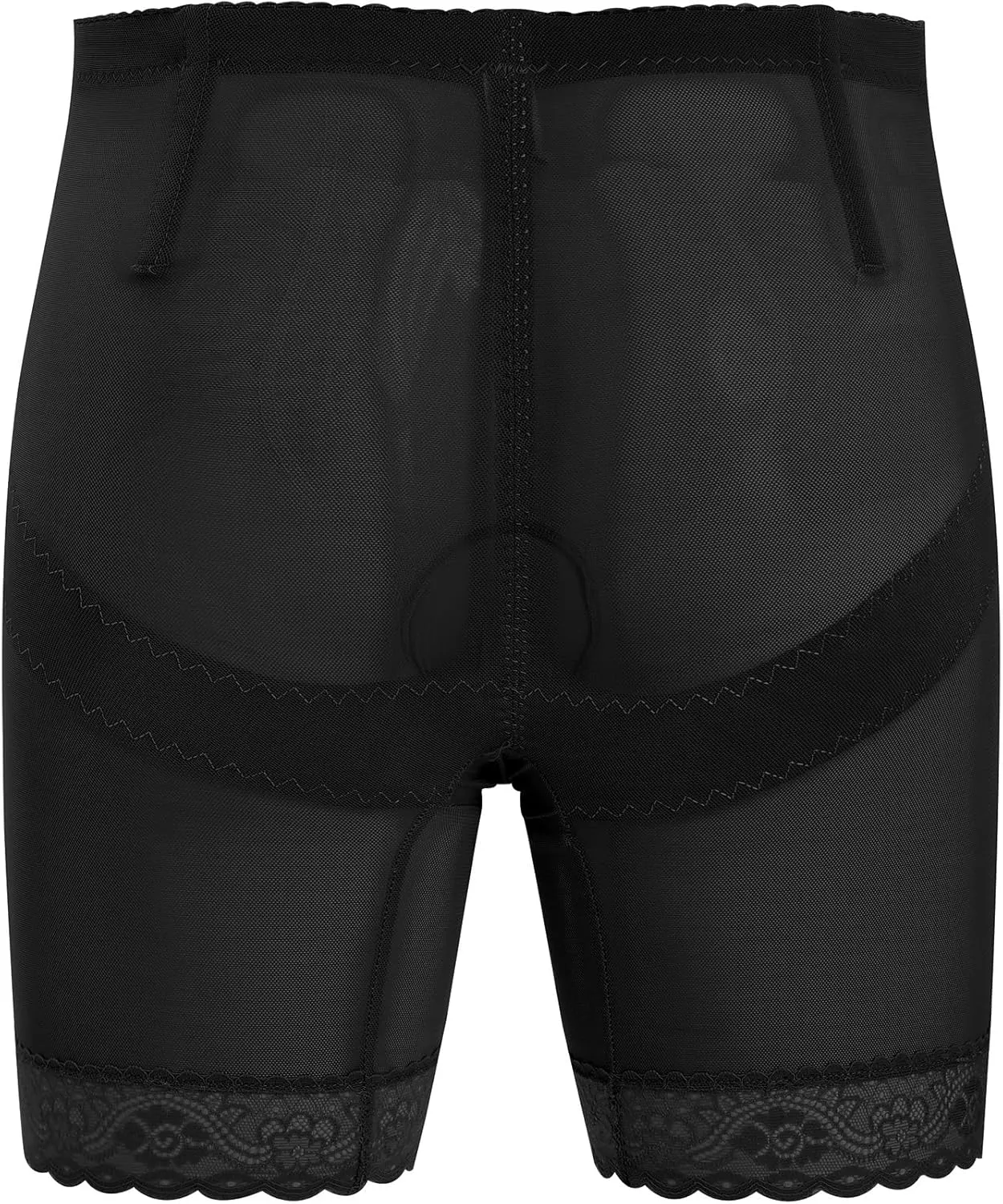 ABAFIP Men's Shapewear Lace Tummy Control Underwear High Waist Sissy Pouch Panties Girdle Waist Trainer