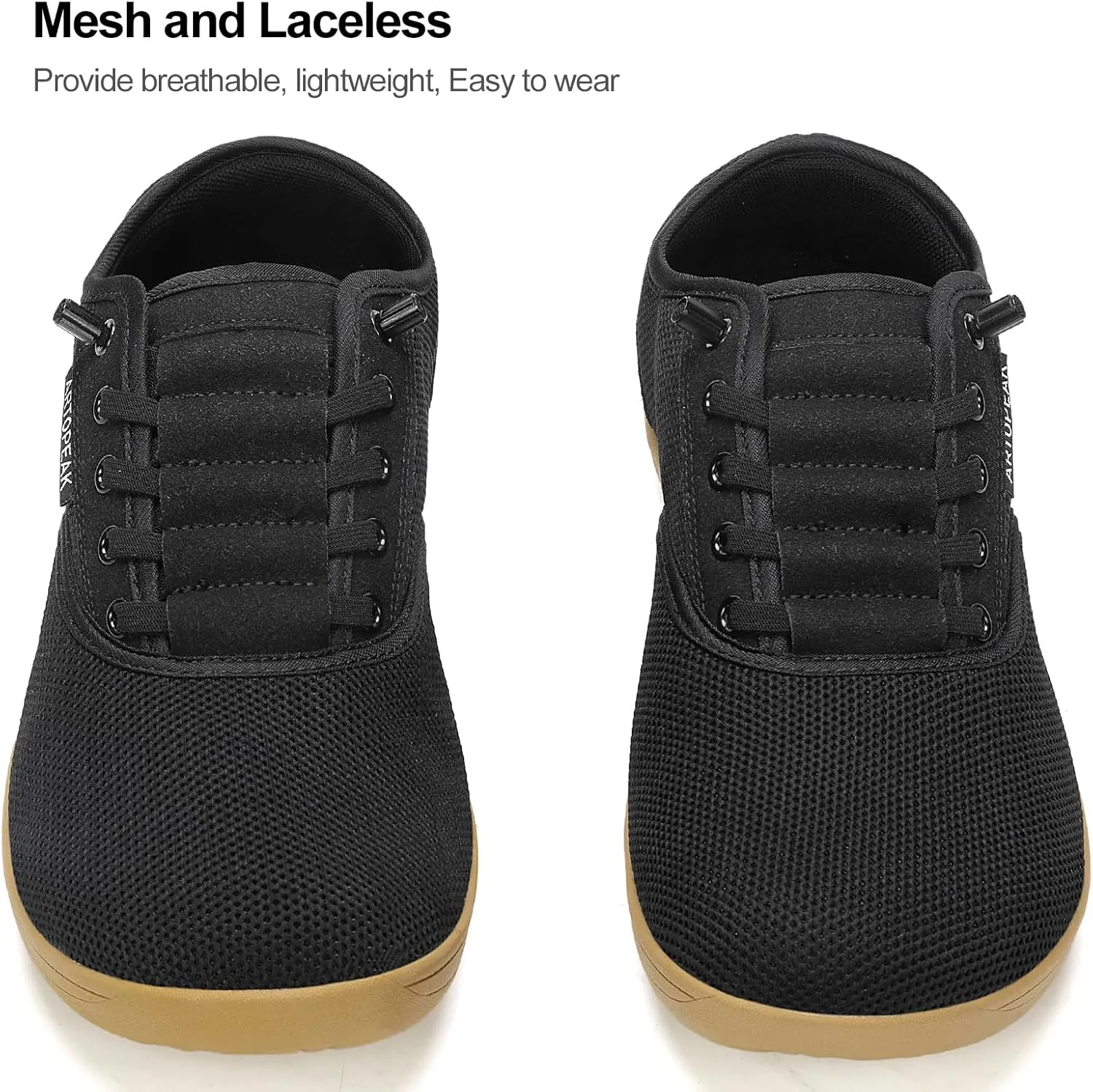 Adapt Knit Trainer Wide Toe Box Shoe with Earth-Link Grounding, Zero-Drop Sole, Breathable Knit Upper & Machine Washable Perfect for Daily Wear & Light Training