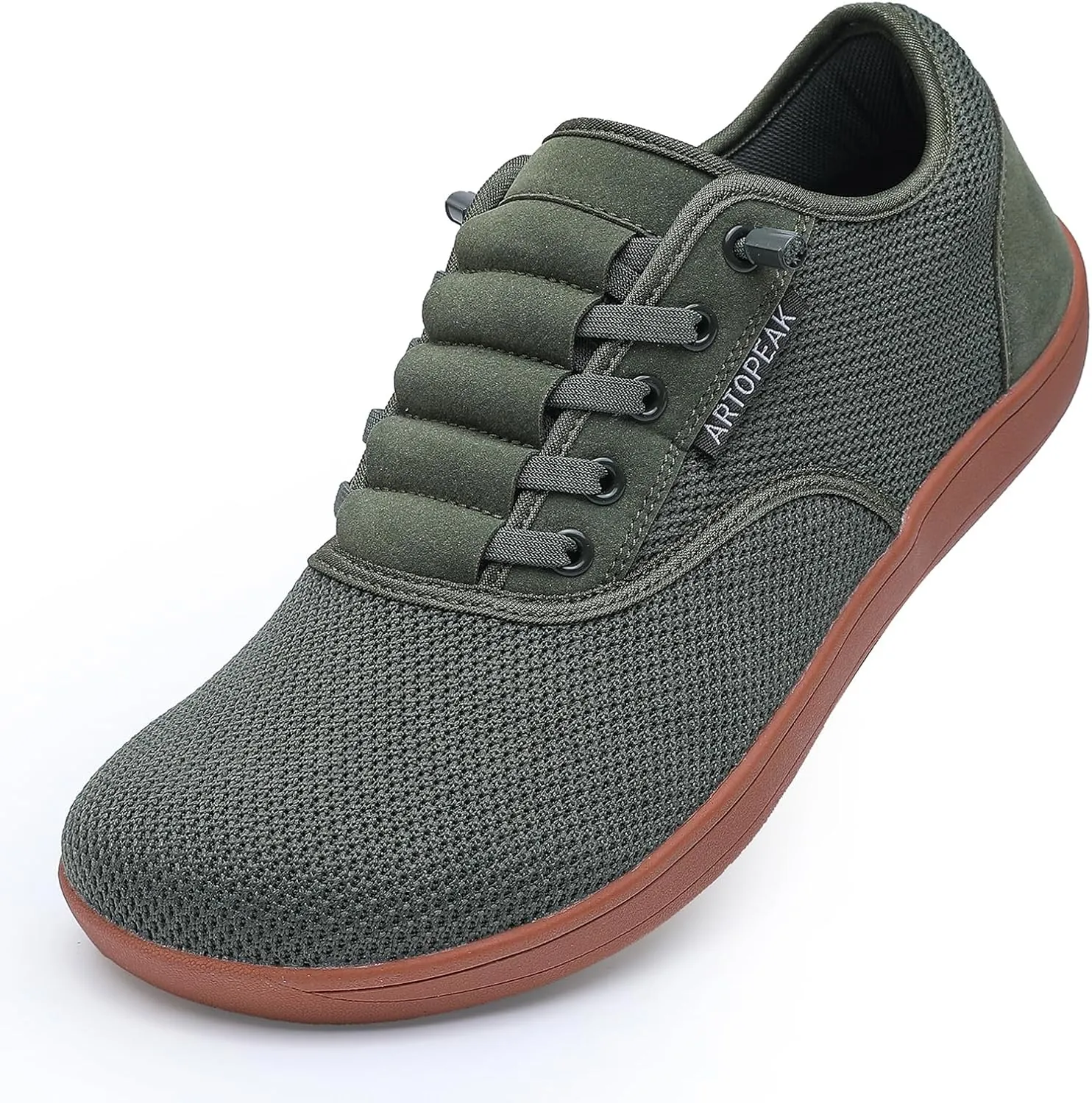 Adapt Knit Trainer Wide Toe Box Shoe with Earth-Link Grounding, Zero-Drop Sole, Breathable Knit Upper & Machine Washable Perfect for Daily Wear & Light Training