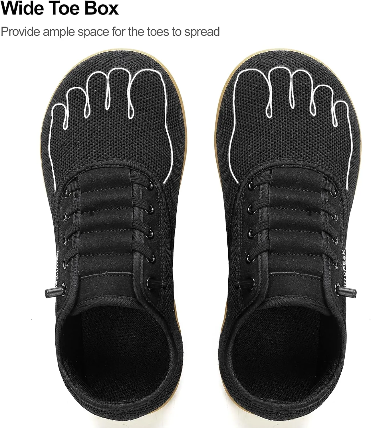 Adapt Knit Trainer Wide Toe Box Shoe with Earth-Link Grounding, Zero-Drop Sole, Breathable Knit Upper & Machine Washable Perfect for Daily Wear & Light Training