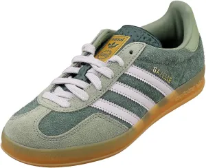 Adidas Gazelle Indoor OG Mens Sneaker (Mineral Green Silver Dawn, 6.5)