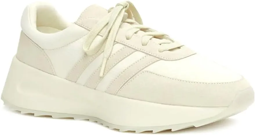 adidas Mens Fear of God X Athletics Los Angeles Lace Up Sneakers Shoes Casual - Off White