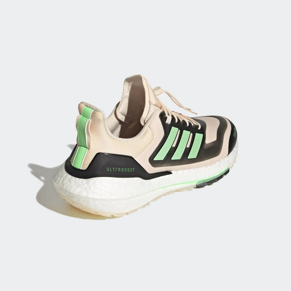 Adidas Mens Ultraboost 22 COLD.RDY 2.0 Running Shoes Orange/Green