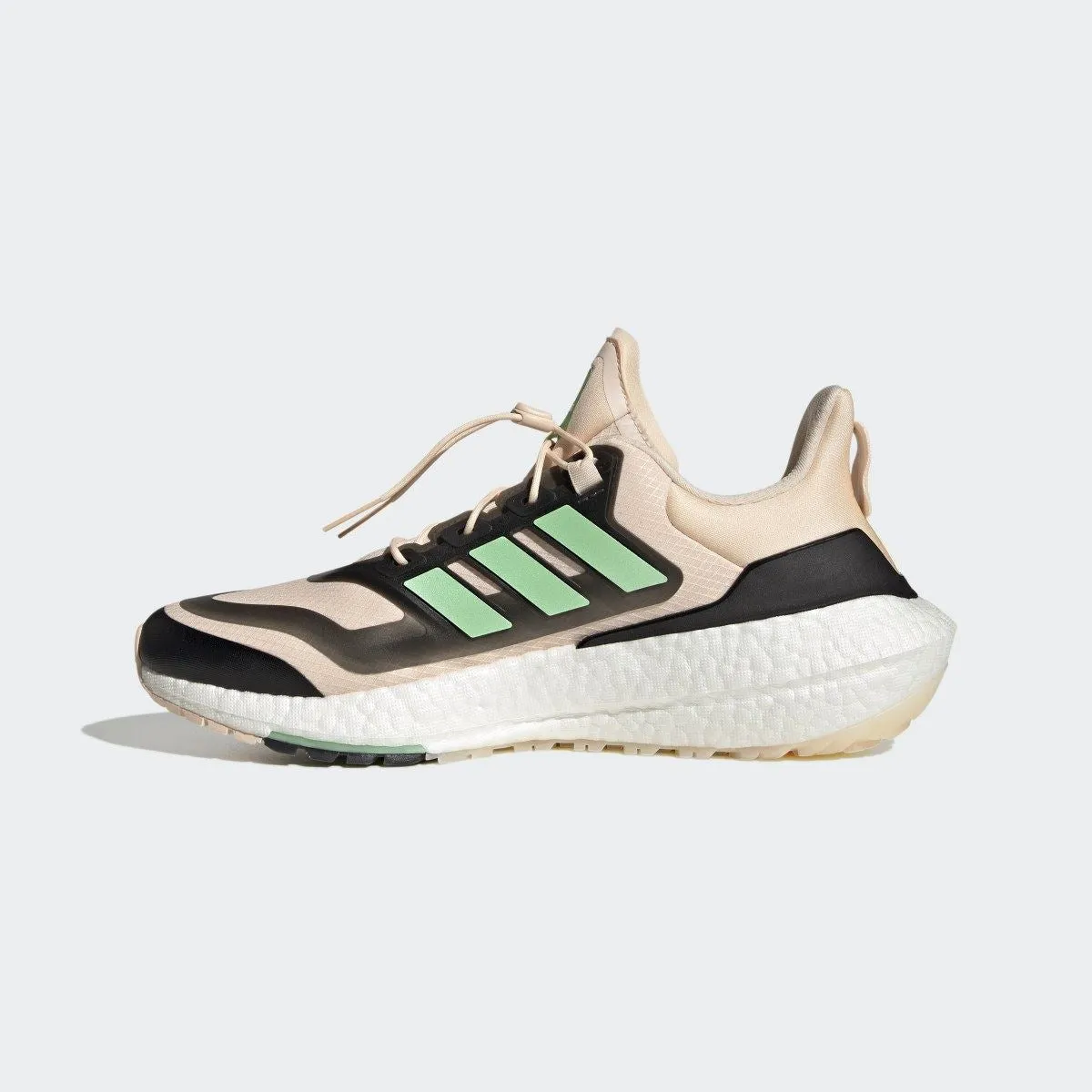 Adidas Mens Ultraboost 22 COLD.RDY 2.0 Running Shoes Orange/Green