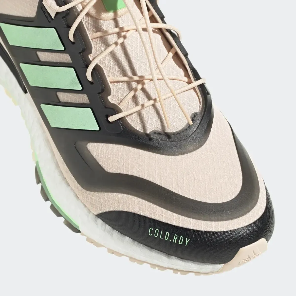 Adidas Mens Ultraboost 22 COLD.RDY 2.0 Running Shoes Orange/Green
