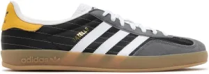 Adidas Originals Gazelle Indoor Mens Sneaker (Black Yellow Olympic, 13)
