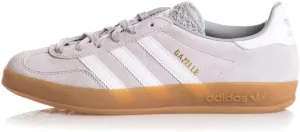 Adidas Originals Gazelle Indoor Mens Sneaker (Grey Cloud White Gold Metallic, 4.5)