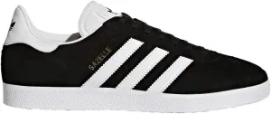 Adidas Originals Men's Gazelle Lace-up Sneaker,Black/White/Gold Met.,10.5 M US