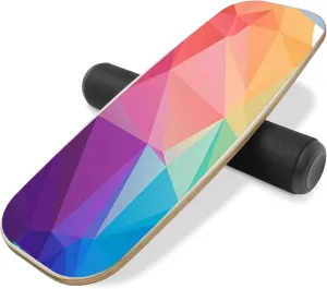 Adjustable Distance Balance Surfboard - Indoor & Outdoor Surfing Trainer, 300lbs Capacity, Non-Slip Safety
