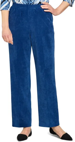 Alfred Dunner Women's Classic Corduroy Pull-on Short Length Pant