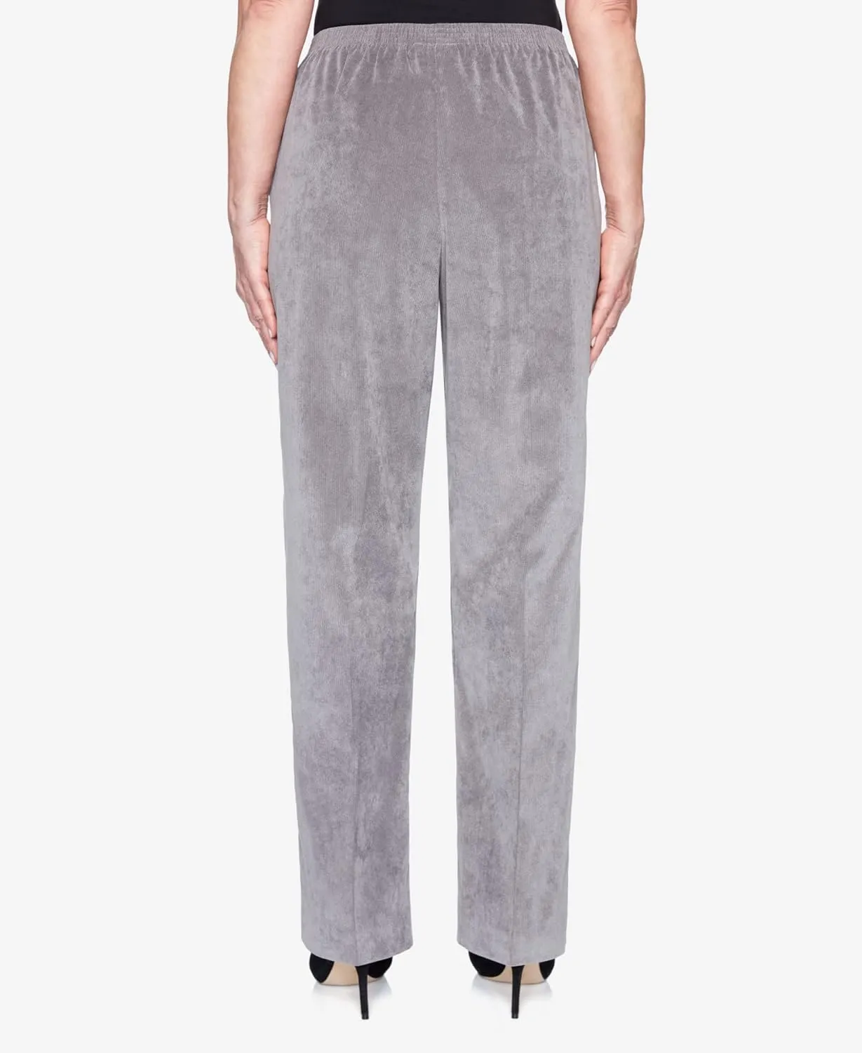 Alfred Dunner Women's Classic Corduroy Pull-on Short Length Pant