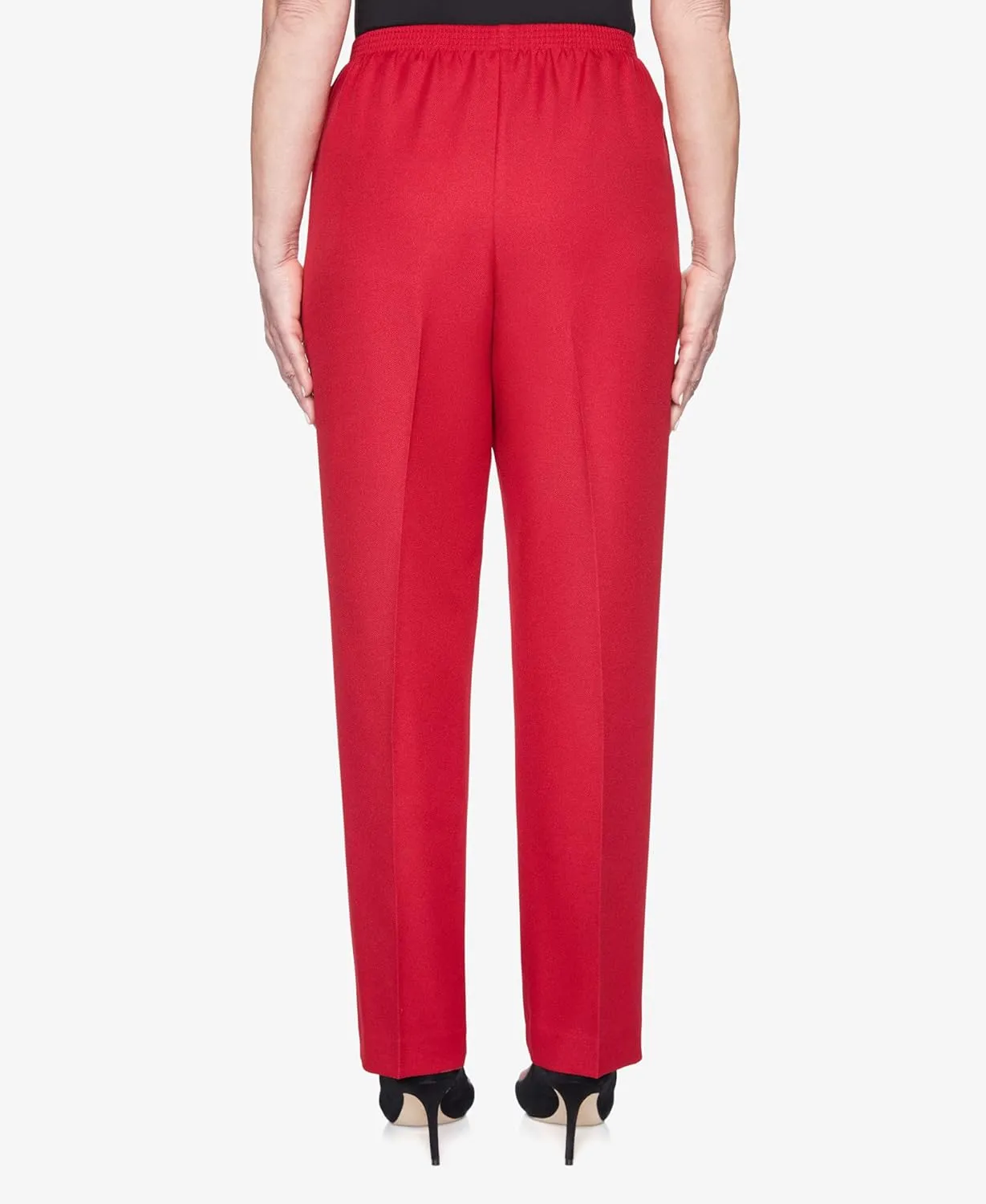 Alfred Dunner Women's Classic Textured Average Length Pant