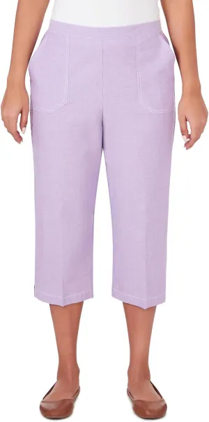 Alfred Dunner Women's Garden Party Capri Pants