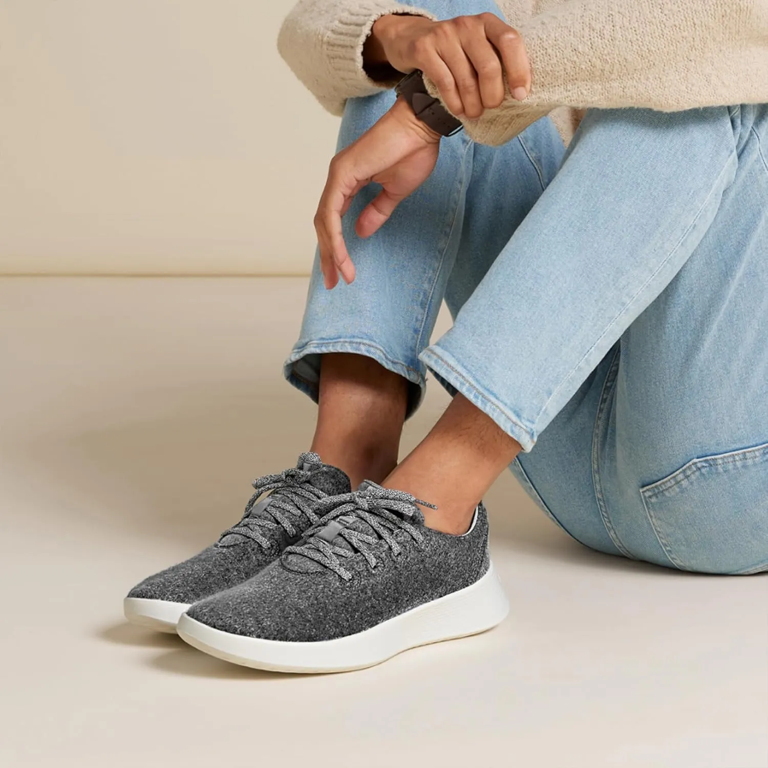 Allbirds Women's Wool Runner Go, Breathable Merino Wool Sneakers