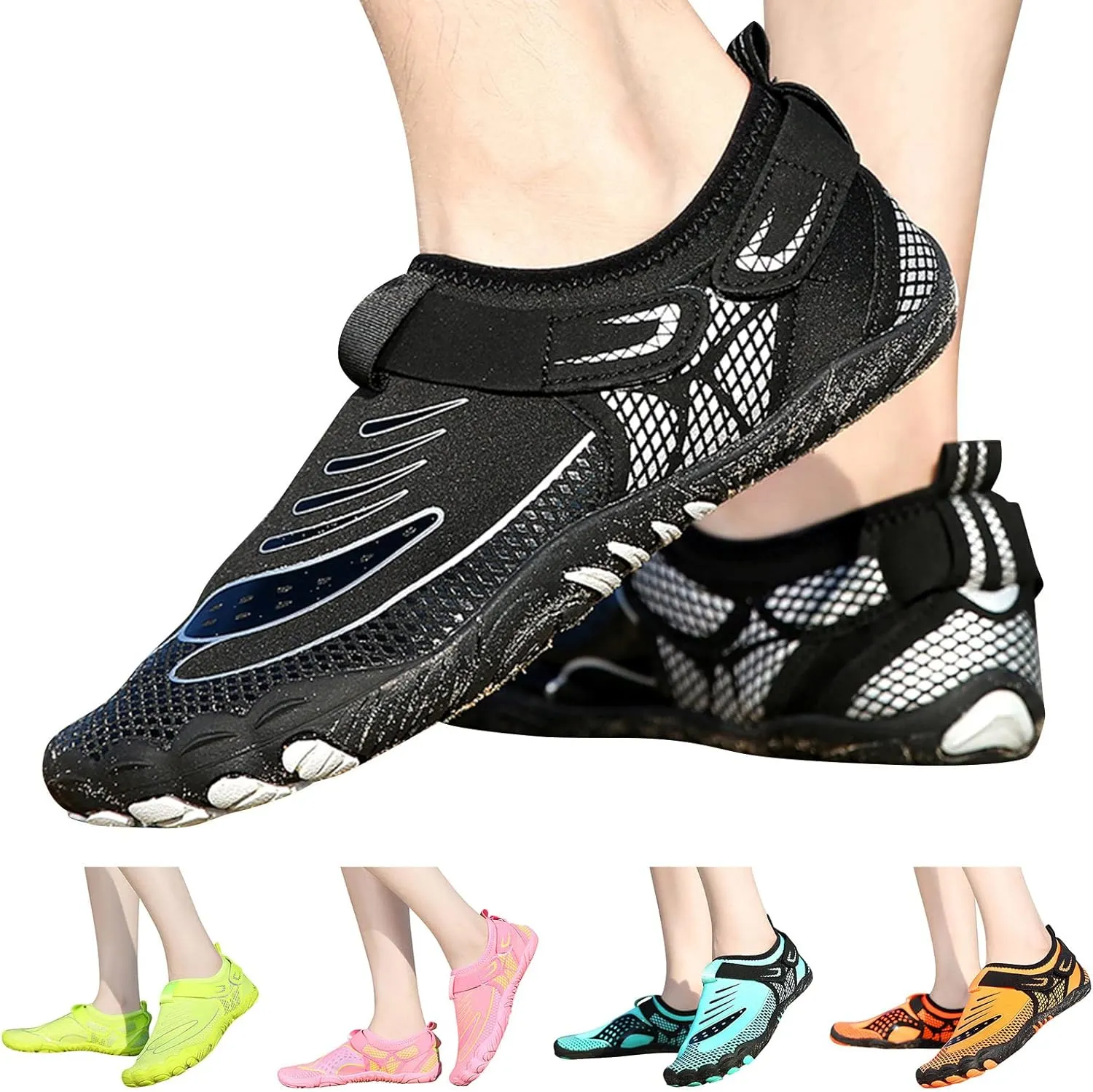 Aqua Socks Water Shoes Men Women Quick Dry Barefoot Swim Beach Pool Surf Hiking Kayaking Diving Yoga Outdoor Sports Lightweight
