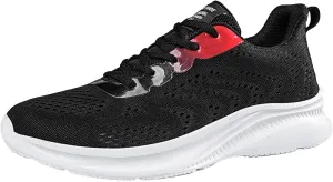 Arch Support Fitness Sneaker for Men Lightweight Breathable Slip On Running Shoe Men's Comfortable Dress Shoes