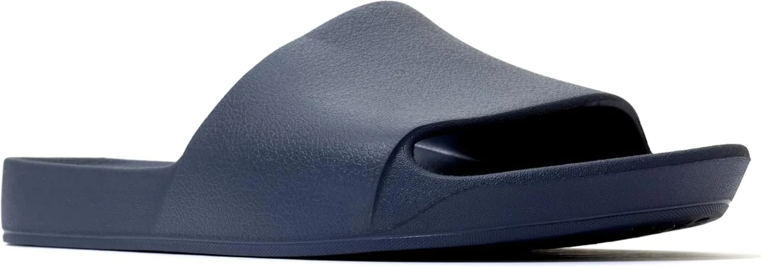 Archies Arch Support Slides – Orthotic Recovery Sandals for Plantar Fasciitis Relief, Foot Pain & Heel Pain – Lightweight, Cushioned, Shock-Absorbing Slides for Walking, Standing, and All-Day Comfort