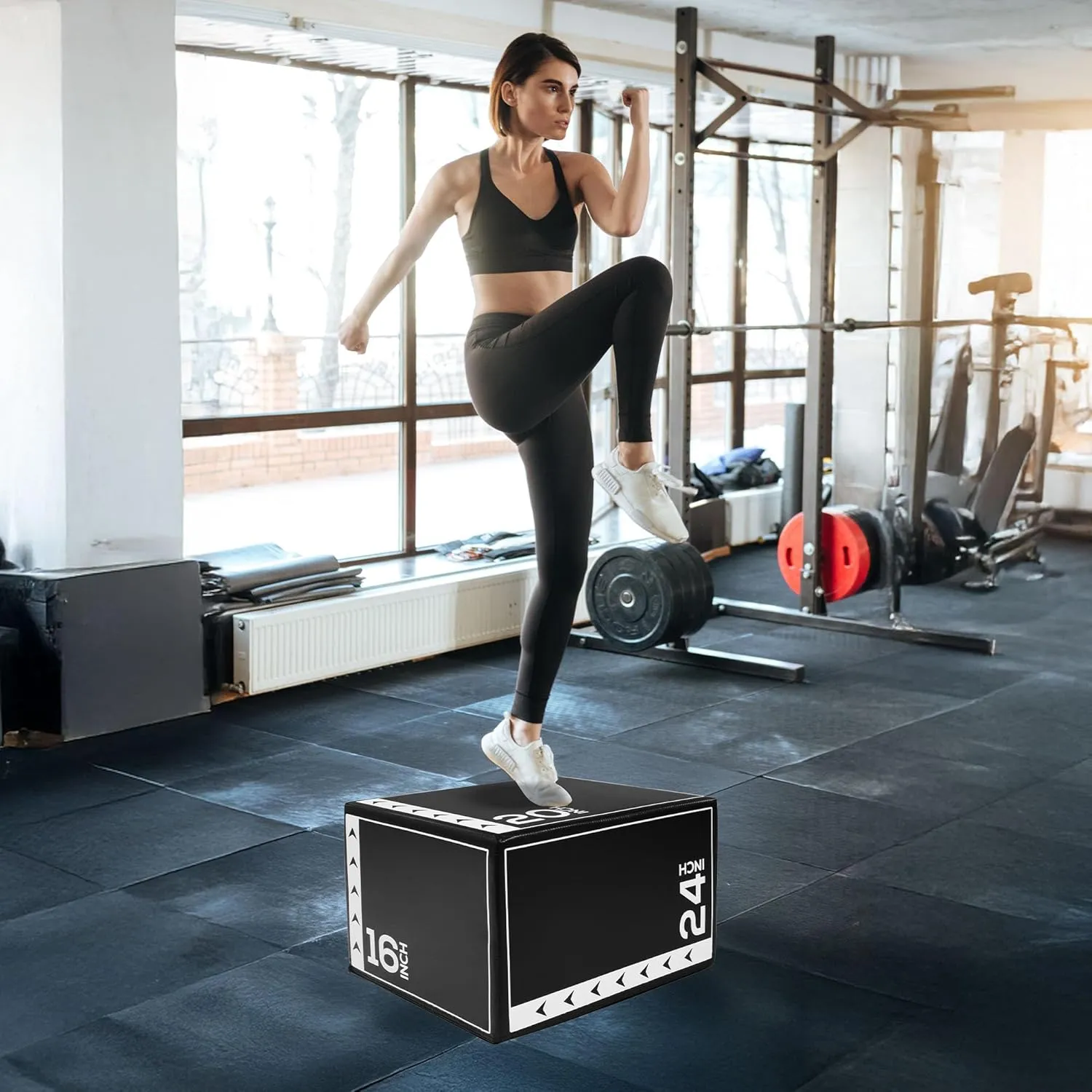 BalanceFrom Plyo Jumping Exercise Box, Home Gym Workout Trainer, Multiple Options