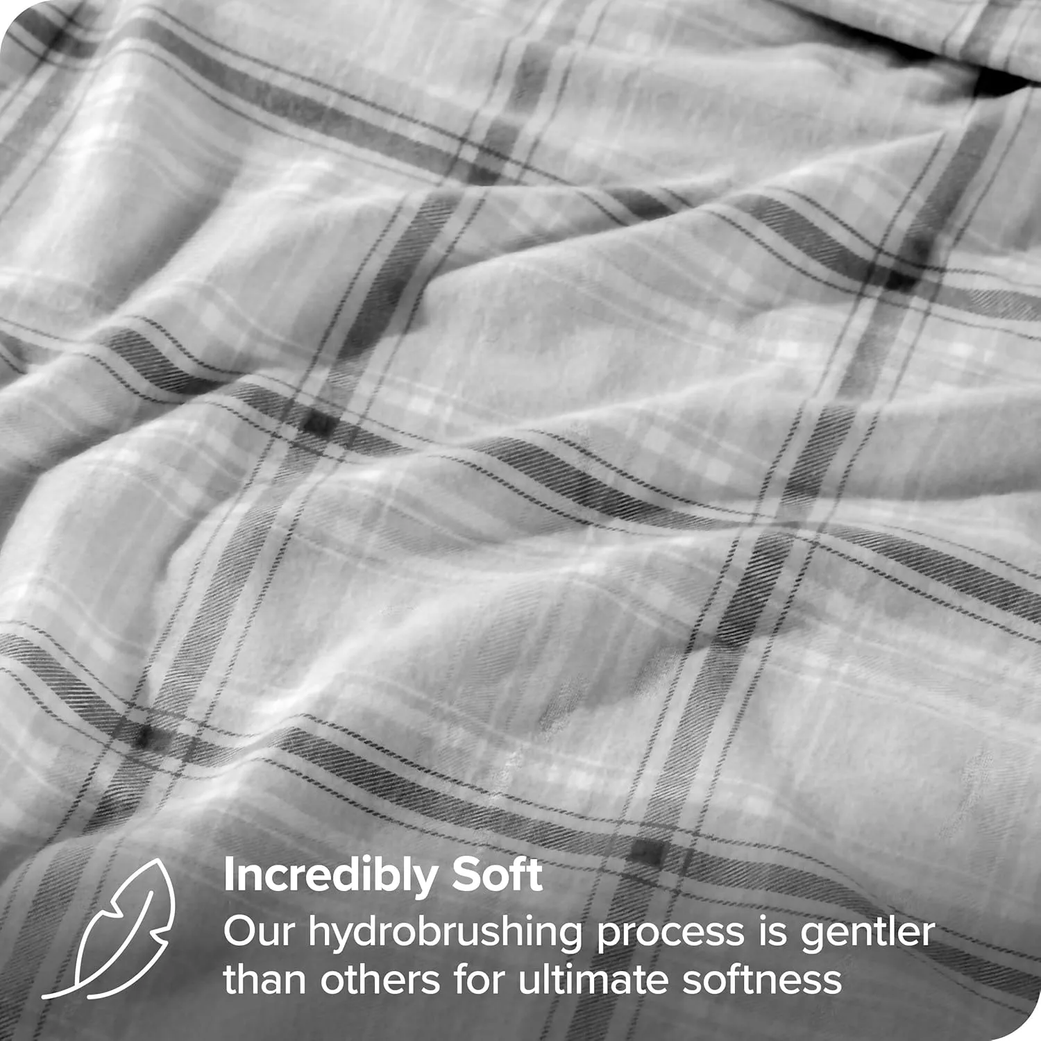 Bare Home Queen Sheet Set - Luxury 1800 Ultra-Soft Microfiber Queen Bed Sheets - Double Brushed - Deep Pockets - Easy Fit - 4 Piece Set - Bedding Sheets & Pillowcases (Queen, Tartan Plaid)