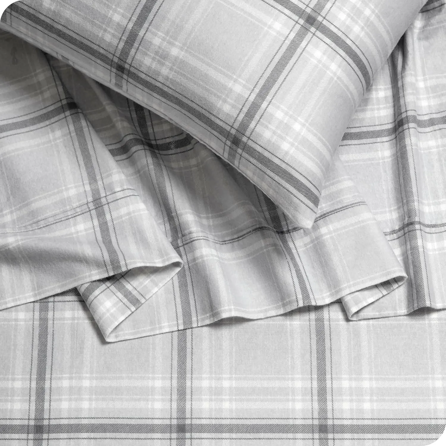 Bare Home Queen Sheet Set - Luxury 1800 Ultra-Soft Microfiber Queen Bed Sheets - Double Brushed - Deep Pockets - Easy Fit - 4 Piece Set - Bedding Sheets & Pillowcases (Queen, Tartan Plaid)
