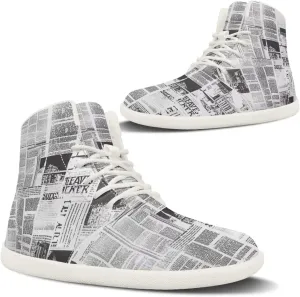 Barefoot Minimalist Shoes Mandala Style Women Wide Width Fashion Sneaker Non-Slip Sneakers Lightweight PU Leather