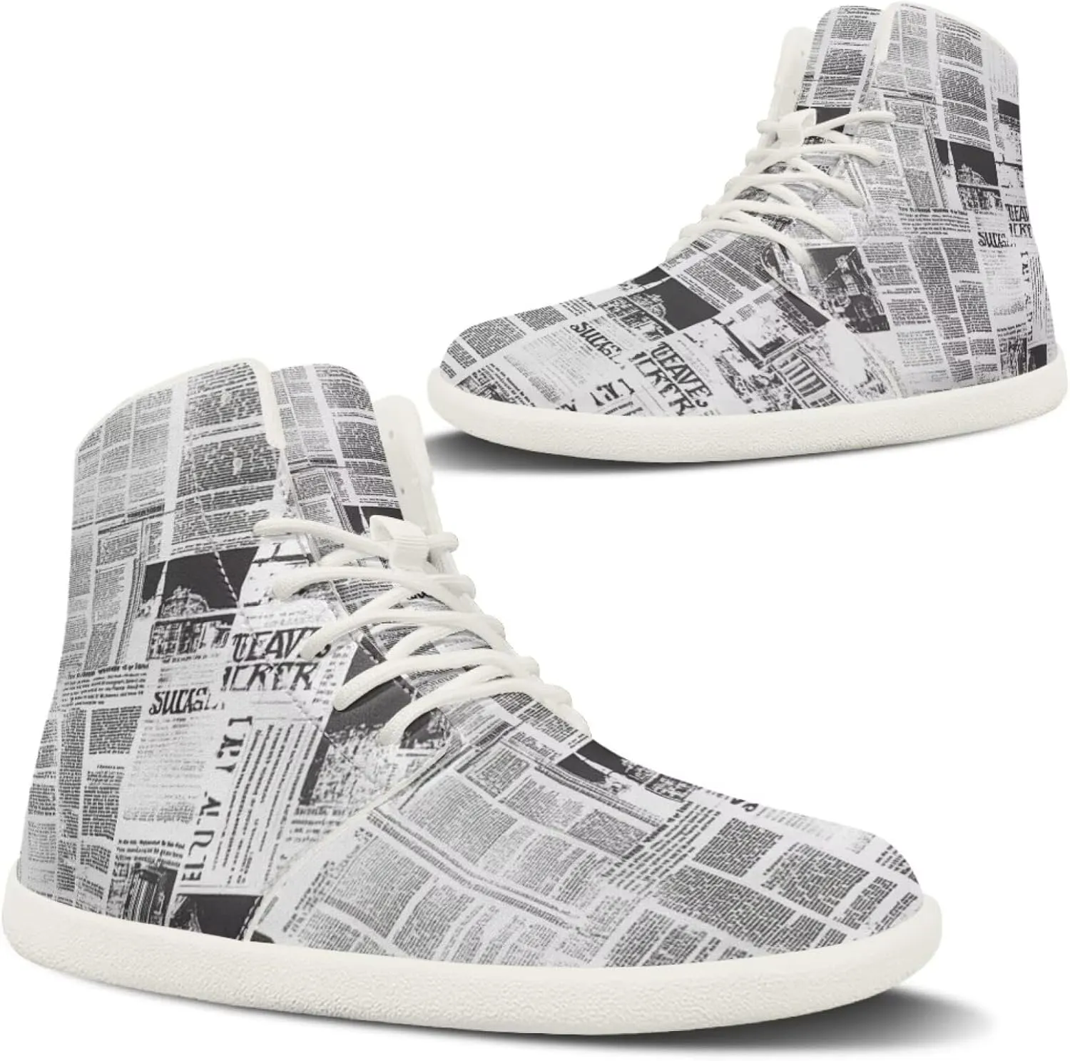 Barefoot Minimalist Shoes Mandala Style Women Wide Width Fashion Sneaker Non-Slip Sneakers Lightweight PU Leather
