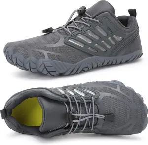 Barefoot Shoes Men Wide Toe Box Zero Drop Minimalist Shoes for Workout Cross-Trainer Walking Hiking Water Weightlifting Grounded Footwear