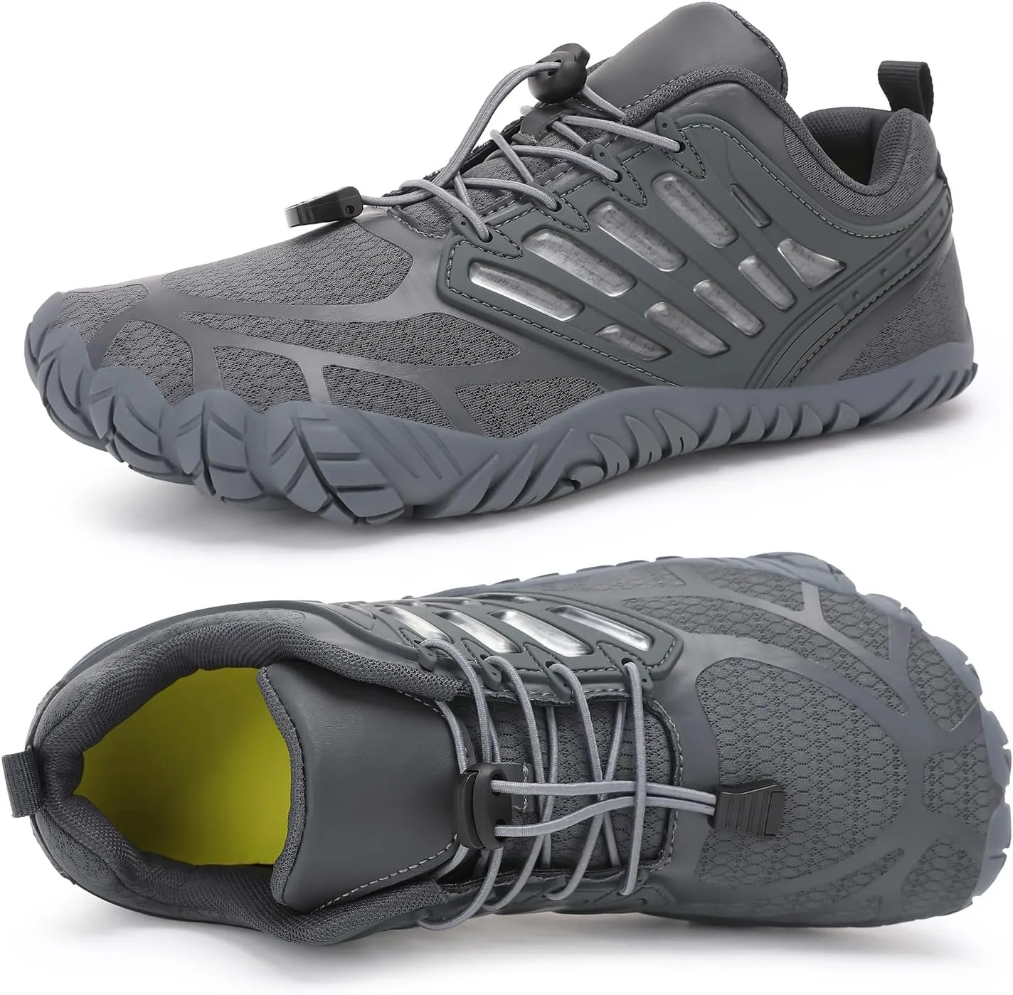 Barefoot Shoes Men Wide Toe Box Zero Drop Minimalist Shoes for Workout Cross-Trainer Walking Hiking Water Weightlifting Grounded Footwear