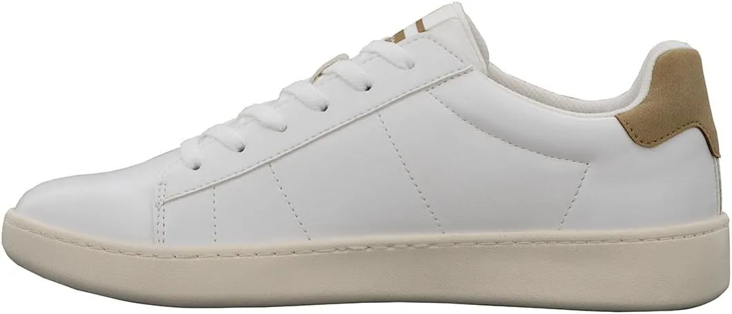 Ben Sherman Mens Hampton Lace Up Sneakers Shoes Casual - White