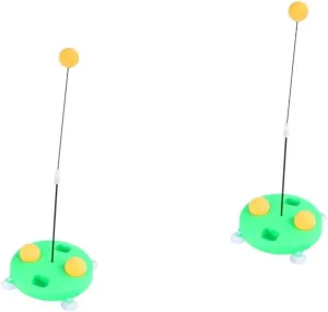 BESPORTBLE 2 Sets Table Tennis Training Tool Suspended Table Tennis Trainer for Children Portable Pong Trainer