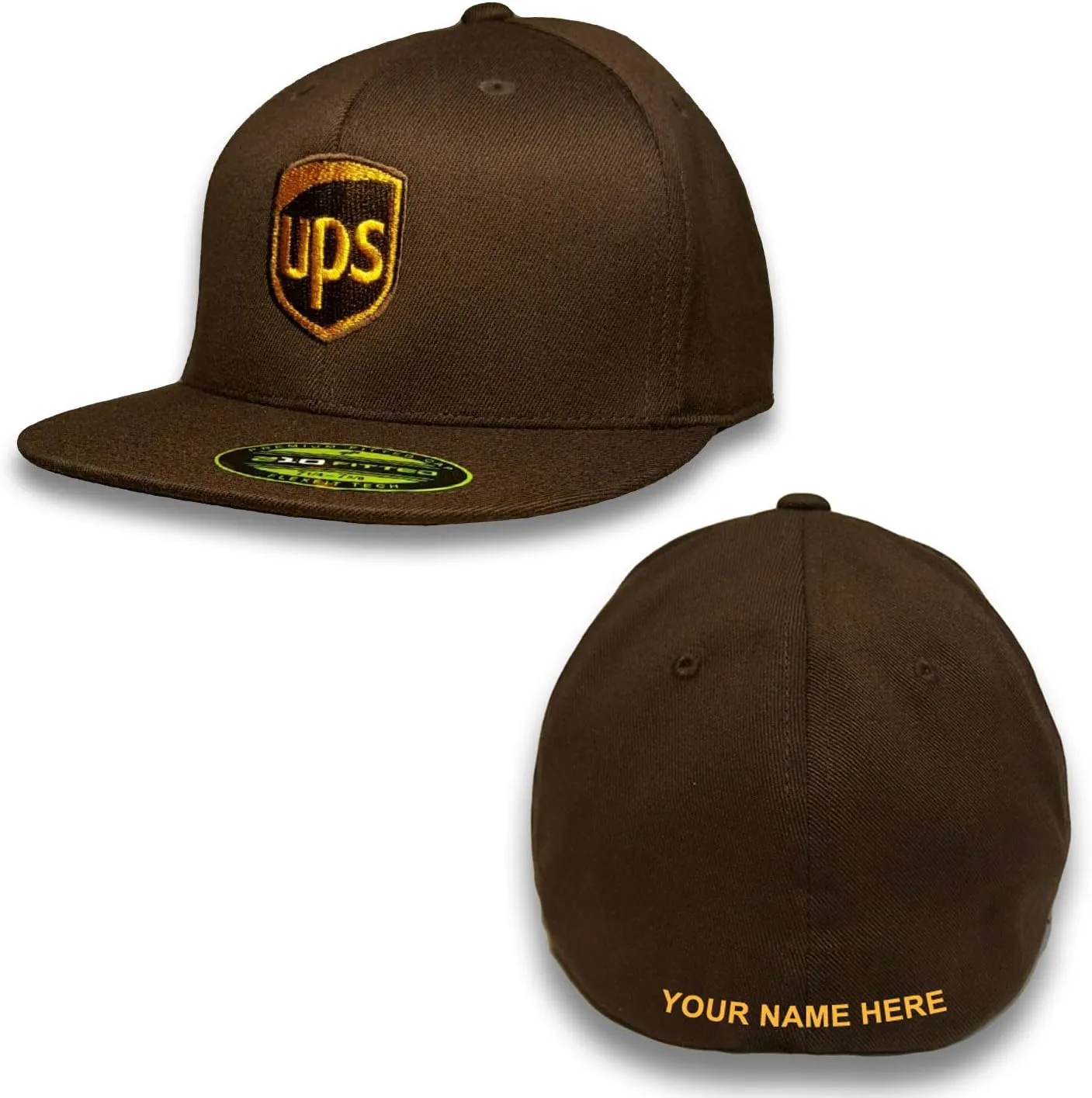 BestSyracuse Personalized UPS Fitted Embroidered Hat Baseball Cap