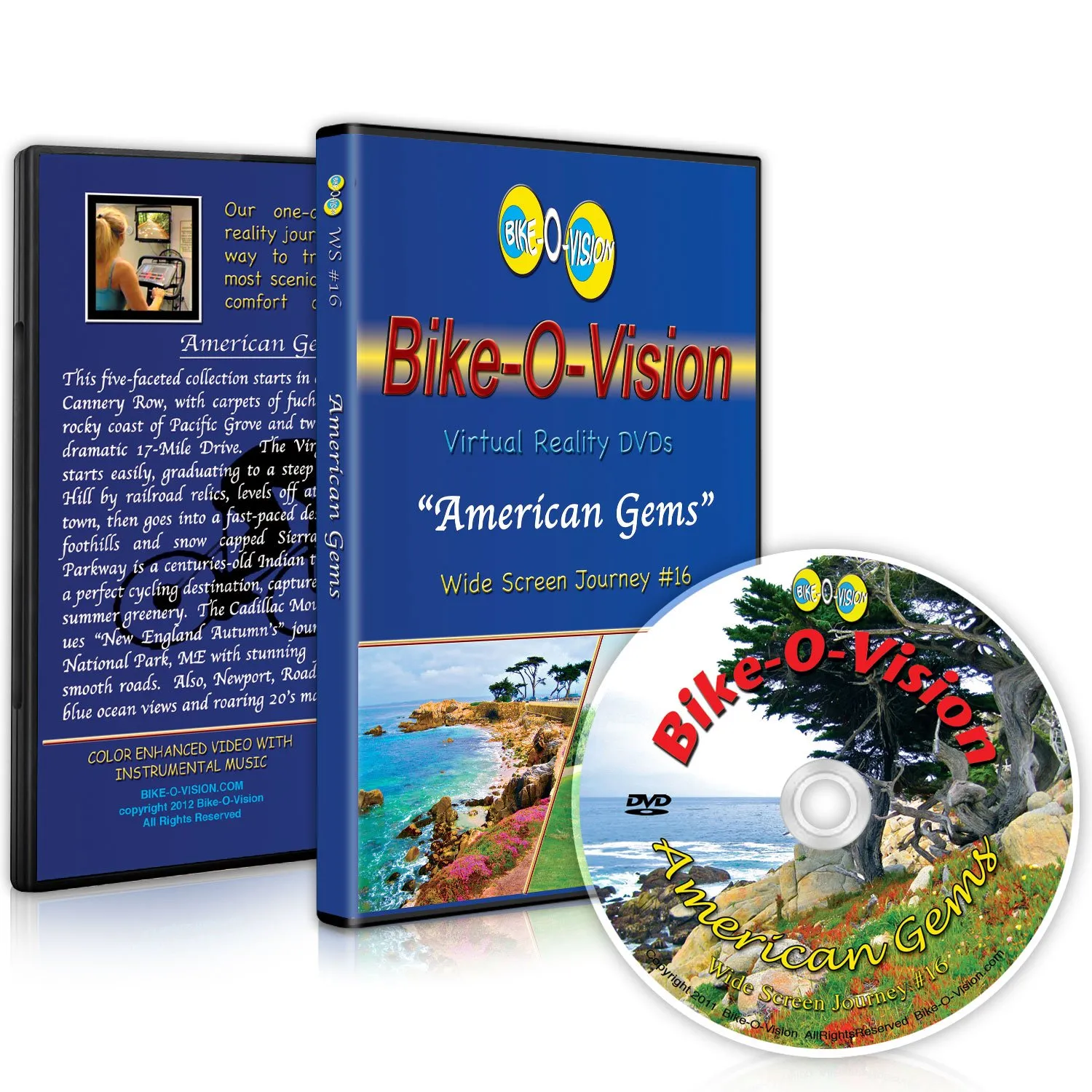 Bike-O-Vision Cycling Video- American Gems (WS #16) [Blu-ray]