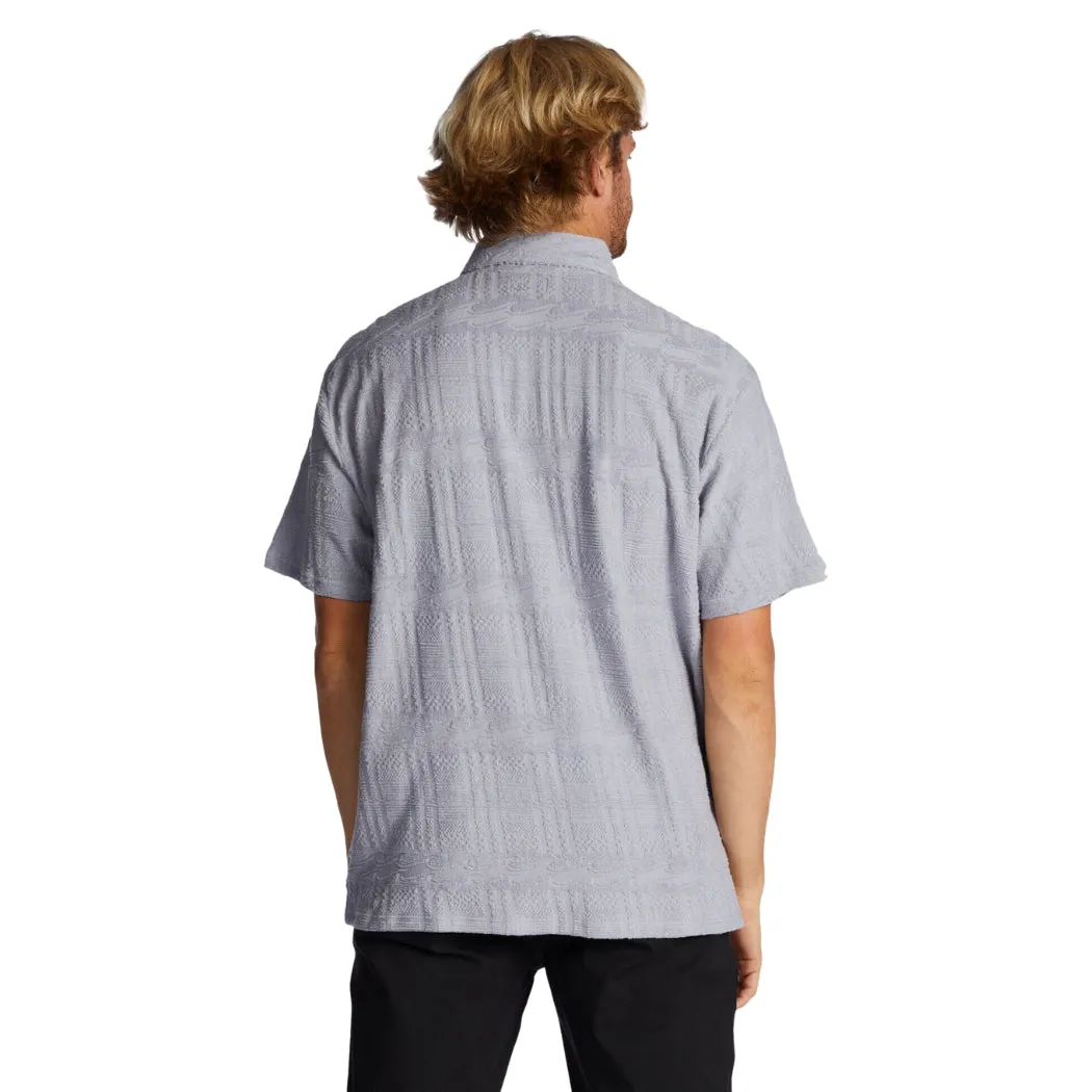 Billabong Loafer Button Up Shirt Grey Violet