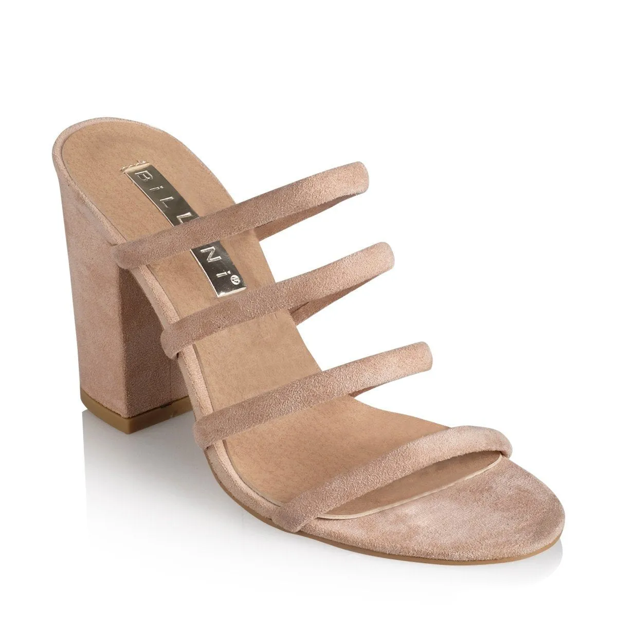 Billini - Navo Block Mule - Blush Suede