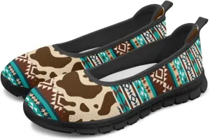 Binienty Ladies Slip on Loafer Shoes Womens Dress Clothes Flats Mesh Nurse Walking Sneakers with EVA Sole Anti Skid