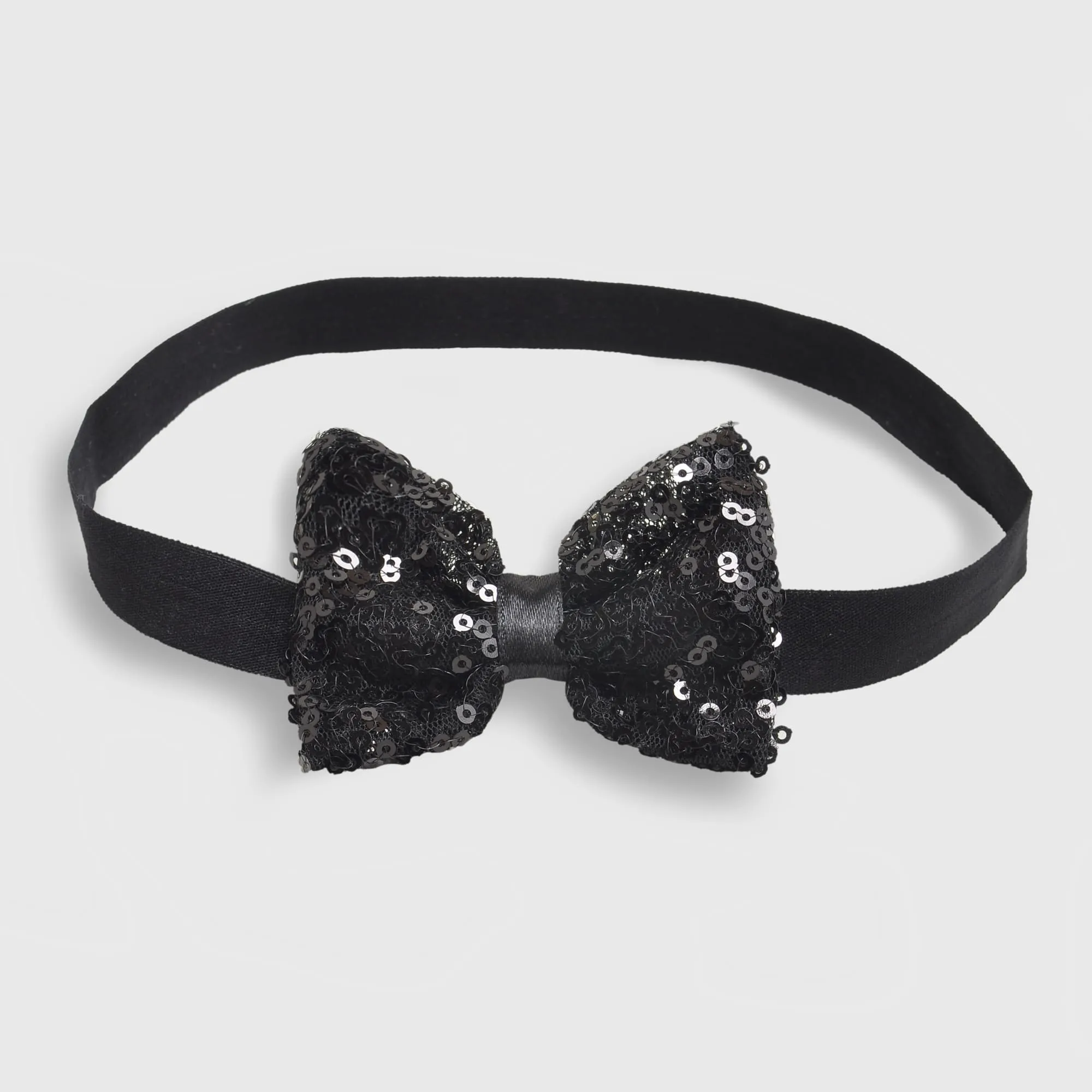 Black Sequence Hair Band