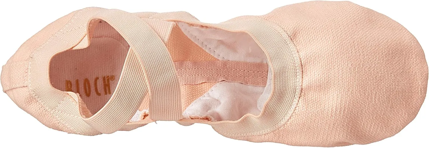 Bloch Girl's Pro Elastic Canvas Split-Sole Ballet Shoe