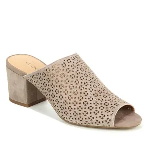 Block Brand Mule Suede Lucky Taupe Heel Client-focused service Islandro 2 Exclusive promotion Bringle